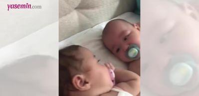 Seray Sever'in ikiz kızları sosyal medyada b&uuml;y&uuml;k ilgi g&ouml;rd&uuml;!