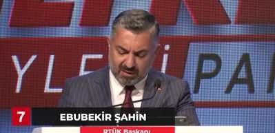 RT&Uuml;K Başkanı Şahin: ''Medyadaki nefret s&ouml;ylemi, fikir &ouml;zg&uuml;rl&uuml;ğ&uuml; parantezine alınmamalı''