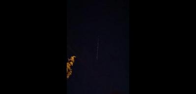 Elon Musk'ın Starlink uyduları semaları aydınlattı