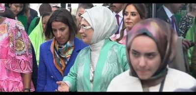 Emine Erdoğan First Lady'lerle T&uuml;rk Mutfağı lezzetlerinde bir araya geldi!