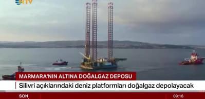 Marmara'nın altına doğalgaz deposu