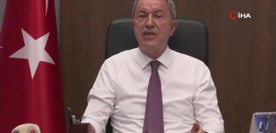 Bakan Akar, TSK'ya dil uzatanlara, tepki g&ouml;sterdi "boş boş konuşanlar var!"