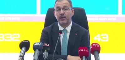 Bakan Kasapoğlu duyurdu "GSB yurtlarına yerleştirme oranı y&uuml;zde 92"