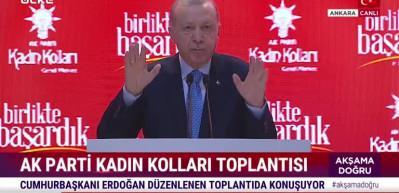 Başkan Erdoğan kadınlara seslendi! HDP ve CHP'ye sert &ccedil;ıktı... 