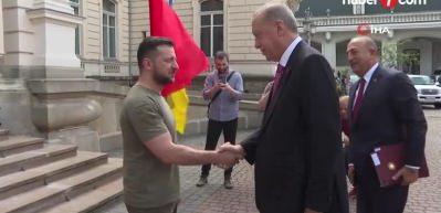 Başkan Erdoğan Ukrayna Cumhurbaşkanı Zelenski ile telefonda g&ouml;r&uuml;şt&uuml;