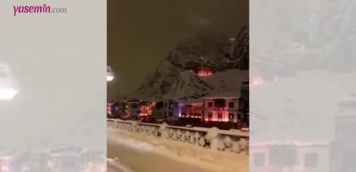 Amasya'nın karlar altındaki g&ouml;r&uuml;nt&uuml;s&uuml; g&ouml;renleri mest etti!