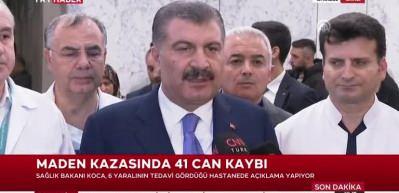 Bartın maden kazasında son durum... Sağlık Bakanı Fahrettin Koca a&ccedil;ıkladı