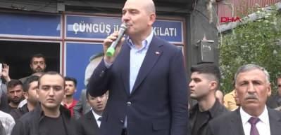 Bakan Soylu Diyarbakır'da resmen haykırdı! Erdoğan'la ilgili diken diken eden s&ouml;zler