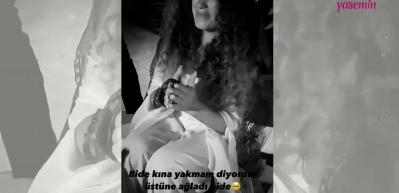 Dilan &Ccedil;ıtak kına gecesinde duygusal anlar yaşadı! 