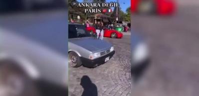Eyfel Kulesi'ne karşı Ankara oyun havasını a&ccedil;tı, t&uuml;m Paris'e dinletti...
