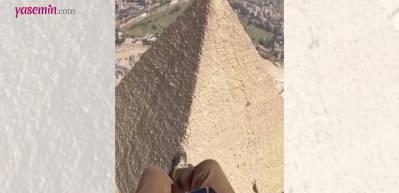 Mısır piramitlerine tepeden bir bakış!