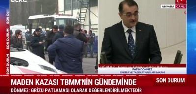 Bakan D&ouml;nmez TBMM'de Bartın'la ilgili olarak"Aykırılık bulunmadı" dedi