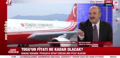 Bakan Varank, Togg'un fiyatıyla ilgili &ouml;nemli a&ccedil;ıklamalarda bulundu!