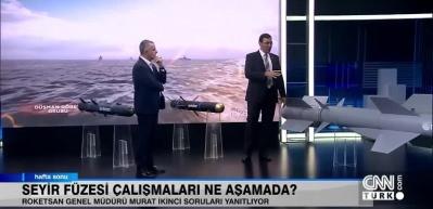 Roketsan Genel M&uuml;d&uuml;r&uuml; Murat İkinci: ''Seyir f&uuml;zesi &Ccedil;akır Kızılelma' da kullanılacak''