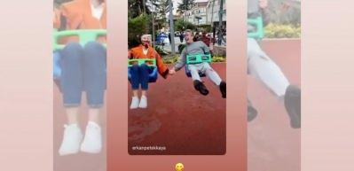 Erkan Petekkaya &ccedil;ocuklar gibi eğlendi!