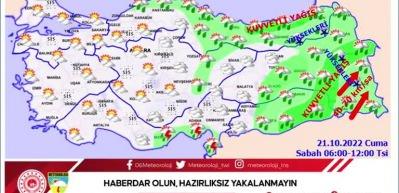 Hafta sonu i&ccedil;in Meteoroloji'den kritik uyarı! İşte hava durumu...