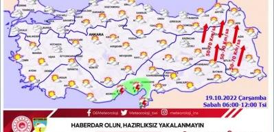 Meteoroloji'den dikkat &ccedil;eken uyarı! Sağanak yağış geliyor...