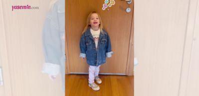 M&uuml;ge Boz'un kızı İngilizce konuştu! Beğeni yağmuruna tutuldu