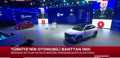 Cumhurbaşkanı Erdoğan: Türkiye Yüzyılı’nın ilk fotoğrafı yerli otomobil Togg’dur