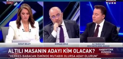 DEVA Partisi lideri Babacan: Bu iş ya beraber olacak ya hi&ccedil; olmayacak 