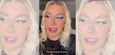 İrem Derici'nin g&uuml;ndem olan makyajı şoke etti! Al&uuml;minyum folyo ile...