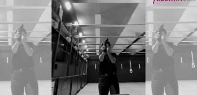 Masumlar Apartmanı'nın Esra'sı Esra Ruşen poligonda atış talimi yaptı! 