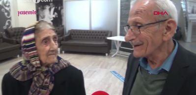 Sağlık ocağında tanışıp birbirlerine aşık oldular! Yaşlı &ccedil;iftin aşkı...