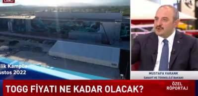 Togg SUV'un fiyatı ne kadar olacak?