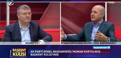 Kılı&ccedil;daroğlu'nun uyuşturucu ile ilgili a&ccedil;ıklamasına AK Parti Genel Başkanvekili Kurtulmuş" Varsa bilgisi belgesi ortaya koysun" dedi