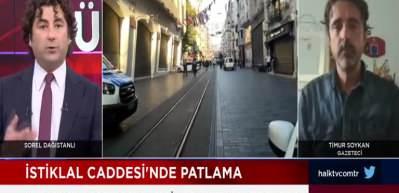 İstiklal'deki patlama sonrası Halk TV'de skandal s&ouml;zler