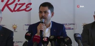 Bakan Murat Kurum'dan 6'lı masaya g&ouml;nderme! "&lsquo;6'lı masa&rsquo; bizim projelerimizi hayal etse yapamaz&rdquo;...