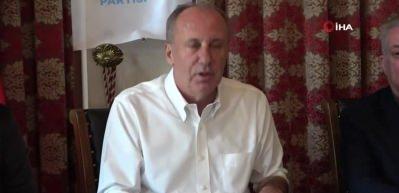 Muharrem İnce "İttifak i&ccedil;in g&ouml;r&uuml;şmeler yapıyoruz ama"