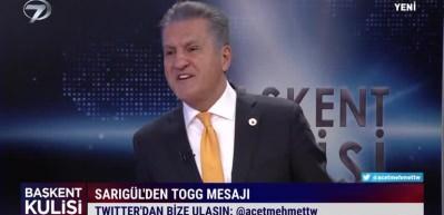 Mustafa Sarıg&uuml;l "TOGG bizim ekonomik milliyet&ccedil;iliğimize tam uyuyor" dedi
