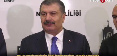 Sağlık Bakanı Fahrettin Koca'dan muayenehane hekimleriyle ilgili a&ccedil;ıklama!