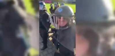 Alman polisi, M&uuml;nih T&uuml;rkg&uuml;c&uuml;-Bayern M&uuml;nih 2 ma&ccedil;ında PKK destek&ccedil;ilerini copladı