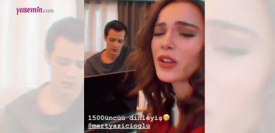 Hafsanur Sancaktutan ile Mert Yazıcıoğlu'ndan eğlenceli set halleri!