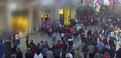 Taksim'deki saldırıyı ger&ccedil;ekleştiren ter&ouml;ristin keşif g&ouml;r&uuml;nt&uuml;lerine ulaşıldı
