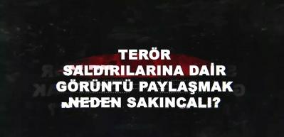 Ter&ouml;r saldırısının g&ouml;r&uuml;nt&uuml;lerini neden kullanmamalıyız
