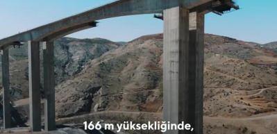 T&uuml;rkiye'nin en uzun ve en y&uuml;ksek viyad&uuml;ğ&uuml; bitmek &uuml;zere! Konya-Antalya arasındaki mesafe d&uuml;ş&uuml;yor
