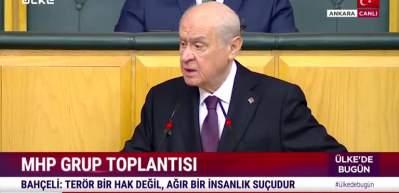 MHP lideri Bah&ccedil;eli Anayasa mahkemesine seslendi! HDP kapatılmalı...