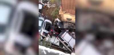 Suudi Arabistan'da sel felaketi! Kameralara b&ouml;yle yansıdı...