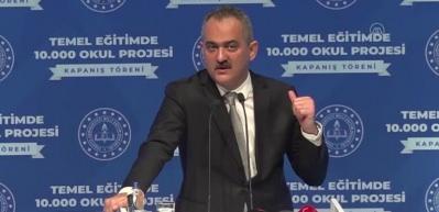 Bakan &Ouml;zer "Cumhuriyet tarihinde bir ilk kez okullaşma oranı.."