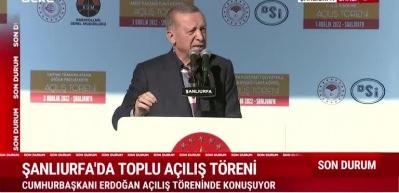 Cumhurbaşkanı Erdoğan, CHP'i&ccedil;in "onlar musluk a&ccedil;ıyorlar, musluk kapatıyorlar" dedi...