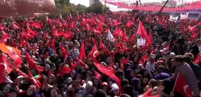 Cumhurbaşkanı Erdoğan'a Şanlıurfa'da rekor katılım eşlik etti