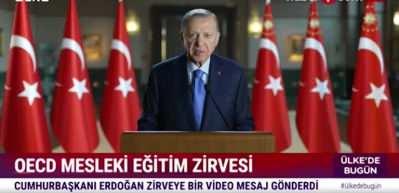 Cumhurbaşkanı Erdoğan'dan video mesaj