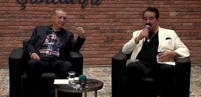 İbrahim Tatlıses'ten Erdoğan s&ouml;zleri! Alkış tufanı koptu!