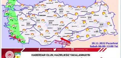 Meteoroloji'den uyarı! Kuvvetli yağış geliyor...