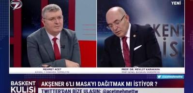 Mevl&uuml;t Karakaya '6'lı masa fiilen bitmiştir" dedi