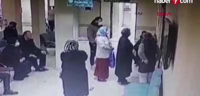 Acil serviste doktora darp b&ouml;yle g&ouml;r&uuml;nt&uuml;lendi!