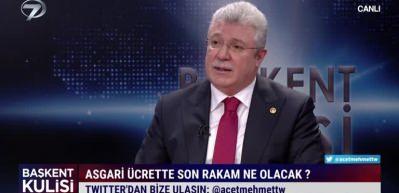 AK Parti Grup başkanvekili Akbaşoğlu Asgari &uuml;cret hakkında beklentisini a&ccedil;ıkladı...